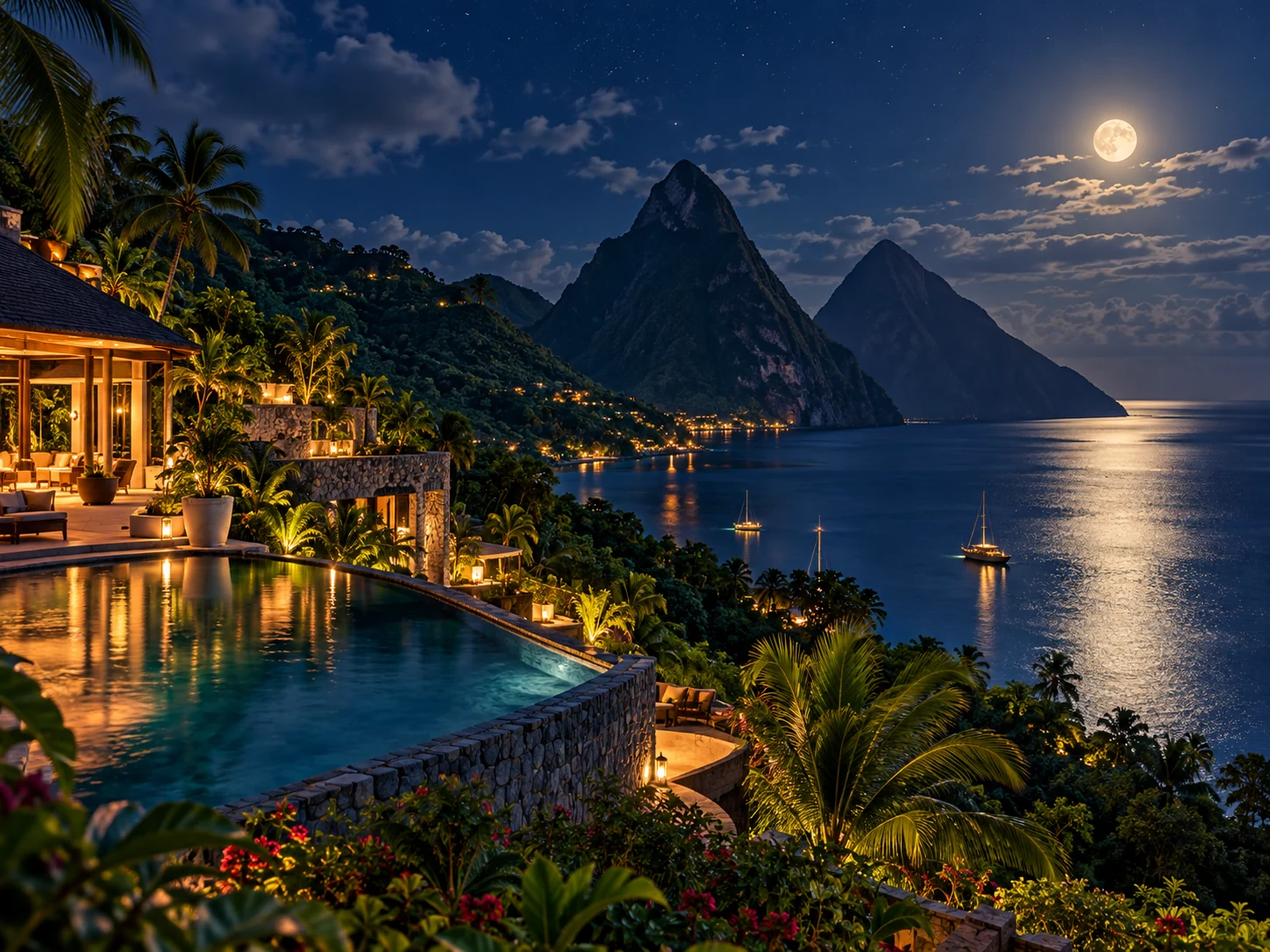 Saint Lucia passport mobility illustration