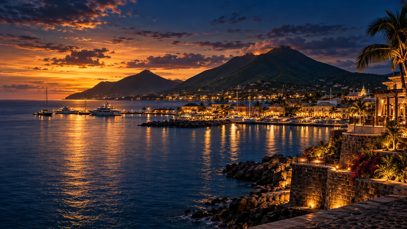 St. Kitts & Nevis passport mobility illustration